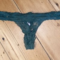 Green Lace Thong