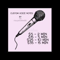 Custom Voice/Audio Notes