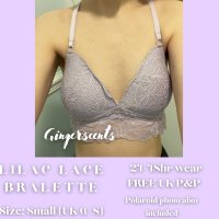 Lilac Lace Bralette (#A6)