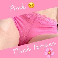 Pink Mesh Panties