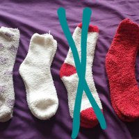 Fluffy socks