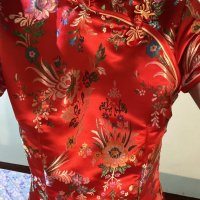 New Beautiful red Qipao - 1