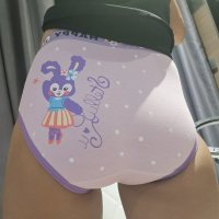 Purple rabbit **** panties - 2