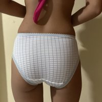 White striped **** panties - 1