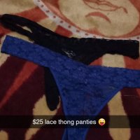Lace thong panties 😜