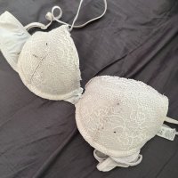 Very used White Bra-Small boobs