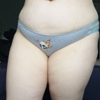 Grey Cheeky Skull Panties