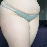 Lacy Green Thong