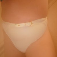 White sexy tight lycra panties