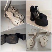 Tacones muy usados
