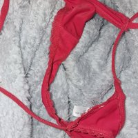 Cherry red g string thong - 1