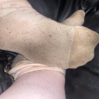 Very dirty ankle socks