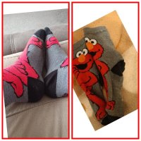 Grey elmo socks 🧦 £5 worn 5 days…
