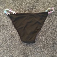 Black flower knickers - 2