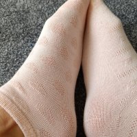 Cute peach ankle