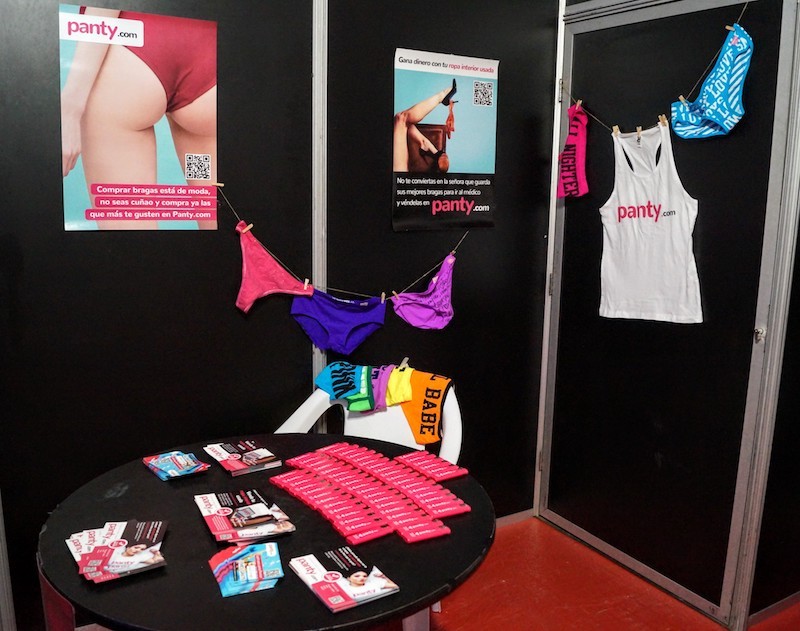 Stand de Panty.com en el Salón Erótico de Barcelona