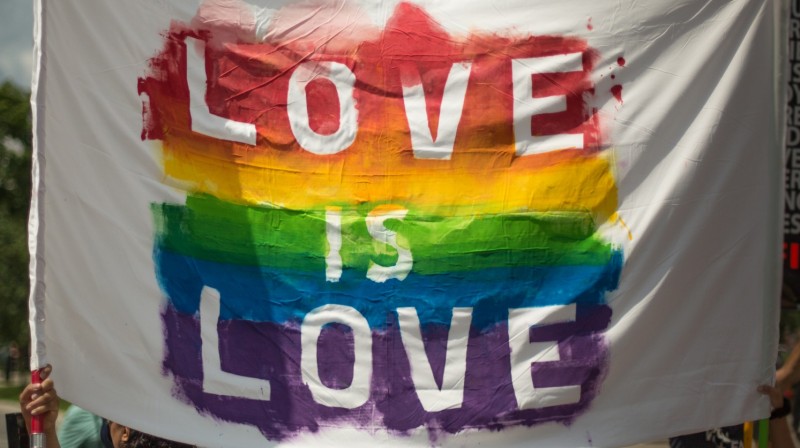 Love is love sign