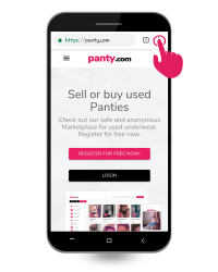 comment télécharger l’application web panty.com, étape 1